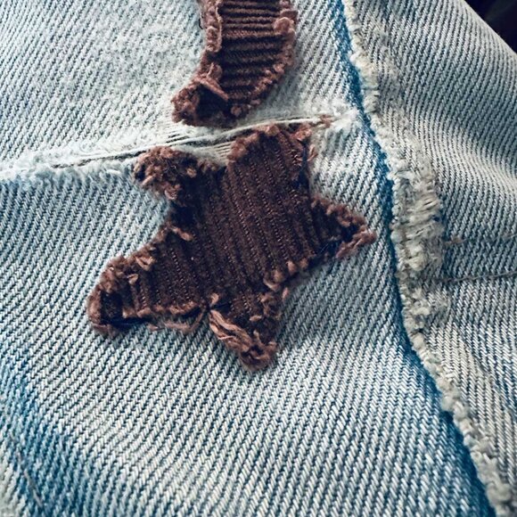 1970s Orange Tab R No Coin Pocket Levi's Jeans with Care Label Made in Canada - Picture 5 of 13